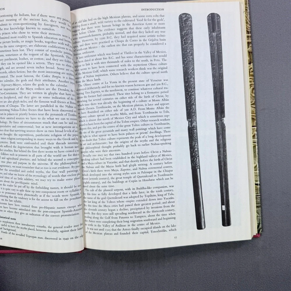 Irene Nicholson Mexican and Central American Mythology Hardcover 1973 History